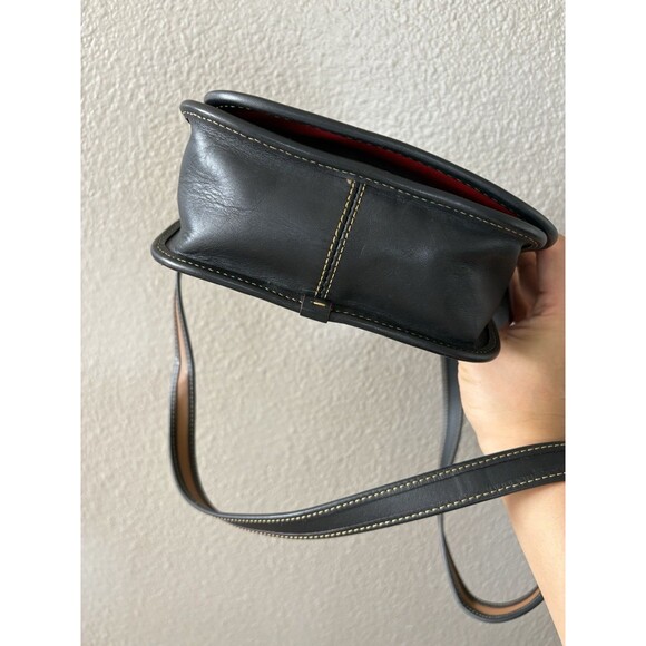 COACH x DISNEY  MICKEY MOUSE W/Ears crossbody Leather Bag BLACK limited edition - Picture 6 of 9